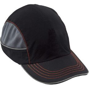 Ergodyne Safety Bump Cap, Baseball Hat Style, Comfortable Head Protection, Long Brim, Skullerz 8950, Navy Blue, Long