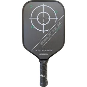 Engage Pickleball Pursuit MAXX EX 6.0, Carbon Fiber Pickleball Paddle, Standard Shape, Enhanced Friction Carbon, 5/8" Thick Core with Control Pro 'Black' Technology