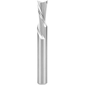 Amana Tool - 46439 Solid Carbide Spiral Plunge 3/8 Dia x 7/8" x 3/8 Shank Down-Cut