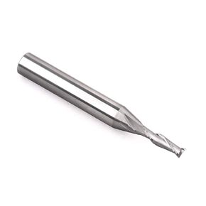 Ruhi U2110 2 Flutes Up Cut CNC Spiral Router bit Solid Carbide with 1/8" X 1/2" X 1/4" X 2 Shank 1/4"
