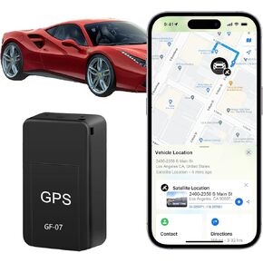 GPS Tracker for Vehicles No Subscription, Mini GPS Tracker Real Time Locator, Magnetic Anti-Theft Micro Vehicle Tracking Device with App for Cars, Kids, Elderly, Pets, Wallet, Luggage