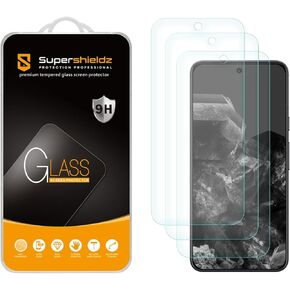 Supershieldz (3 Pack) Designed for Google (Pixel 9 Pro) Tempered Glass Screen Protector, Anti Scratch, Bubble Free