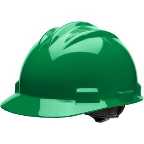Bullard 3-Rib S61 Cap Style Safety Hard Hat with 4-Point Ratchet Suspension and Cotton Brow Pad