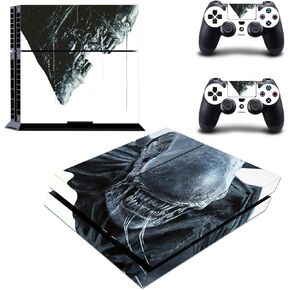 Vinyl Decal Skin Stickers Aliens Cover Compatible with PS4 Slim Console Controllers E.T.