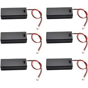 NC 6PCS for Microbit 3V AAA Battery Holder Case Cover Storage Box with ON/Off Switch PH2.0 JST Connector Male 5.5inch Cable Wire Leads for BBC Micro:bit