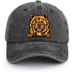 Dog Hats for Men Women, Funny Adjustable Printed Cottton Animal Gifts Baseball Cap