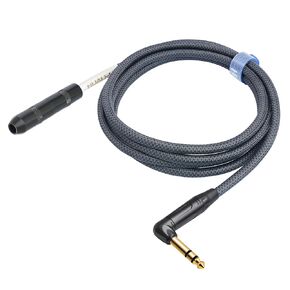 6FT 1/4 Right Angle TRS Stereo Male to Female Audio Extension Cord,Right Angle 6.35MM TRS Male to Female Stereo Headphone Guitar Extension Cable Cord for Amplifiers,Headphone,Electronic Drums