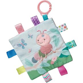 Taggies Crinkle Me Toy with Baby Paper & Squeaker with Sensory Tags, 6.5 x 6.5-inches, Camilla Caterpillar