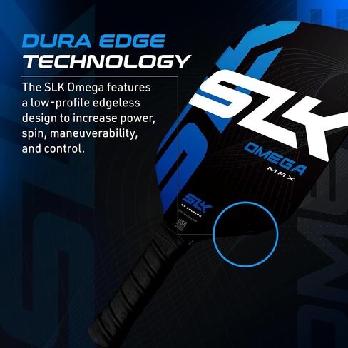 Selkirk SLK Omega Carbon Pickleball Paddle | Dual Carbon & Fiberglass Face with a Rev-Cor+ Polymer Core | Performance and Technology United with Comfort, Balance, and affordability in Saudi Arabia