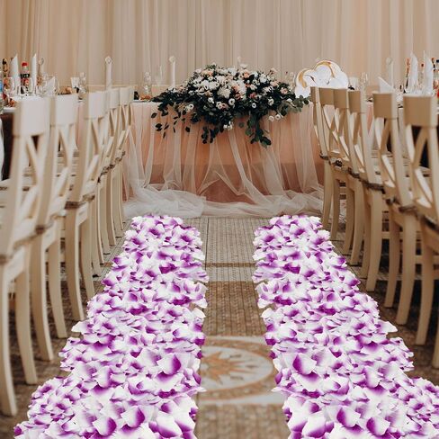500 Pcs Rose Petals, Artificial Rose Flowers, Silk Rose Petals for Bedroom, Wedding, Confession, Engagement Decorations (500, White) in Saudi Arabia