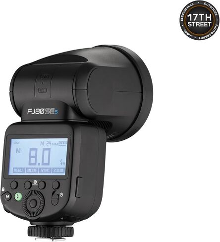 Westcott FJ80-SE S Sony 80Ws Speedlight لكاميرات سوني مع شاشة LCD مقاس 2.4 بوصة | 550+ ومضات كاملة الطاقة لكل شحنة مع قبة توزيع للتركيب المغناطيسي ومجموعة قماش تنظيف من الألياف الدقيقة in Saudi Arabia