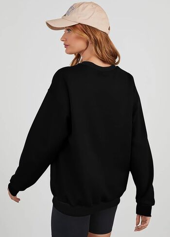 Womens Halloween Sweatshirt Spooky Season Sweater Ghost Embroidered Pullover Top Fall Long Sleeve Tops in Kuwait