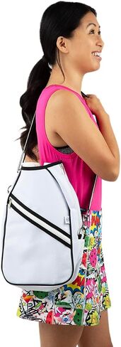 Pickleball Paddle Bag Crossbody style for Women, small pickleball bag with fence hook, lightweight pickleball crossbody bag in Saudi Arabia