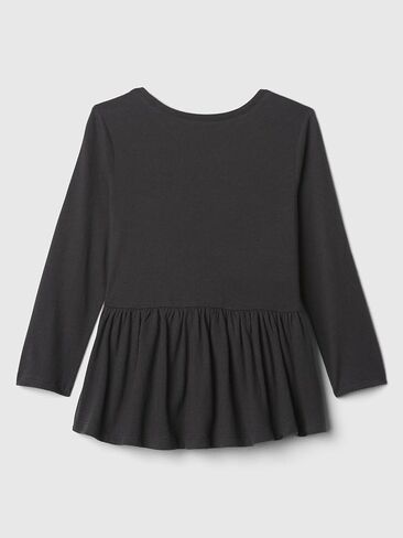 GAP Baby Girls' Long Sleeve Peplum Tee in Saudi Arabia
