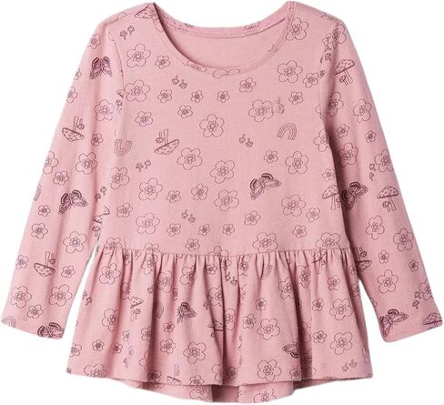 GAP Baby Girls' Long Sleeve Peplum Tee in Saudi Arabia