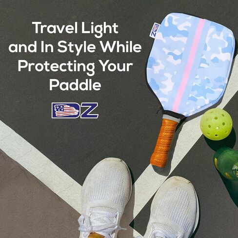 Pickleball Paddle Cover | Protective Paddle Cover with Fence Hook & Zippered Pocket for Accessories | Universal Size Pickleball Paddle Case | Stay in Style with our Paddle Cover in Saudi Arabia