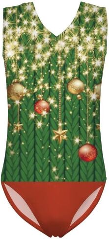 KEIAHUAN Gymnastics Leotards for Girls Sleeveless Bodysuit Dance Leotards Performance Costume in Kuwait