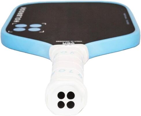 مجاديف Holbrook Pickleball - Power Pro (سلسلة Pro) Elite USAPA مجداف كرة Pickleball مع سطح من ألياف الكربون، قلب من مادة البولي بروبيلين الإسفنجي من Edgecraft، لمسة يمكن التحكم فيها، الطاقة والدوران in Kuwait