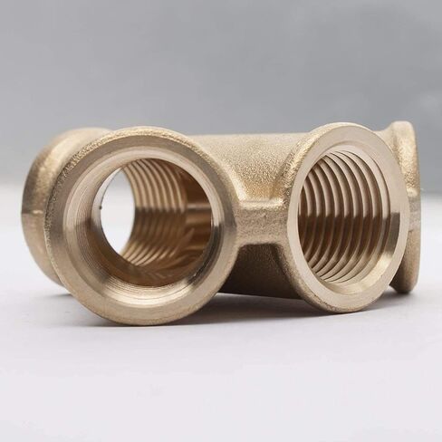 LTWFITTING أنبوب نحاسي أنثى 4 اتجاهات Y تركيب متقاطع 1/2 بوصة NPT وقود هواء ماء (عبوة من 2) in Kuwait