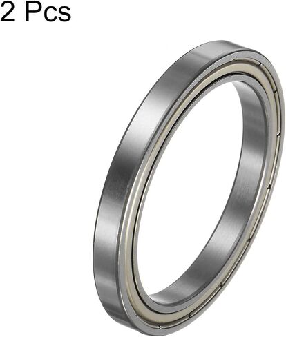 HARFINGTON 4pcs 6801ZZ Deep Groove Ball Bearings 12mm Bore 21mm OD 5mm Thick Chrome Steel ABEC5 Double Shielded Bearing for Motors Pumps Conveyors in Saudi Arabia