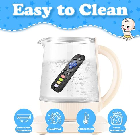 Baby TV Remote Control Toy, Teether Toys for Baby 6-24 Months, Infant Music Toy with Sound, Melody and 3 Language English/French/Spanish, Early Development Toys for Toddlers 6 12 18 Month in Saudi Arabia