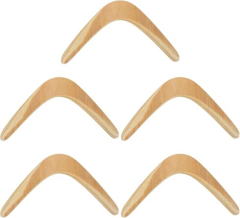 Gatuida Boomerang للأطفال والكبار: رمي Boomerangs على شكل حرف V عائد Boomerang مصنوع يدويًا من الخشب Boomerang لعبة صيد سريع للنساء والرجال in Kuwait
