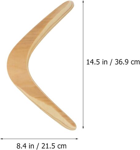 Gatuida Boomerang للأطفال والكبار: رمي Boomerangs على شكل حرف V عائد Boomerang مصنوع يدويًا من الخشب Boomerang لعبة صيد سريع للنساء والرجال in Kuwait