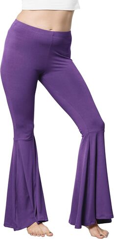 STRETCH IS COMFORT Women’s Plus Size Oh So Soft Pull On Stretchy Bell Bottom Flare Pants| XL-7X in Saudi Arabia