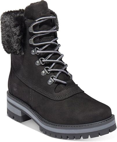حذاء Timberland النسائي Courmayeur Valley للشتاء والثلج أسود 8.5 متوسط ​​(B,M) in Saudi Arabia