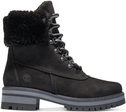 حذاء Timberland النسائي Courmayeur Valley للشتاء والثلج أسود 8.5 متوسط ​​(B,M) in Saudi Arabia