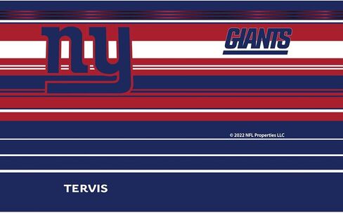 Tervis NFL New York Giants - Hype Stripes Made in USA Double Walled Insulated Tumbler Travel Cup Keeps Drinks Cold & Hot, 16oz, Classic in Saudi Arabia