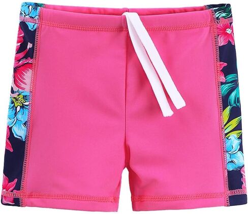 Girls Two Piece Swimsuit Floral UPF 50+ Rash Guard Set Kids Beach Swimwear in Saudi Arabia
