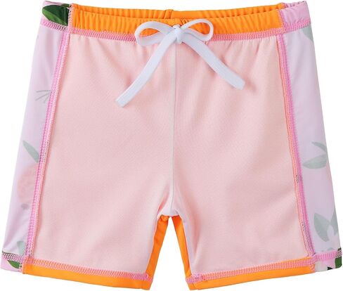 Girls Two Piece Swimsuit Floral UPF 50+ Rash Guard Set Kids Beach Swimwear in Kuwait