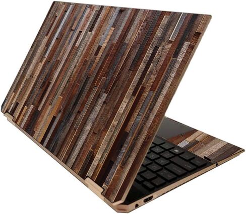 غطاء MIGHTY SKINS لجهاز HP Spectre x360 مقاس 15 بوصة (2020) - خشب الحمار الوحشي الداكن | غطاء ملتف واقٍ ومتين وفريد ​​من نوعه من الفينيل | سهل التطبيق والإزالة وتغيير الأنماط | صنع في الولايات المتحدة الأمريكية in Saudi Arabia