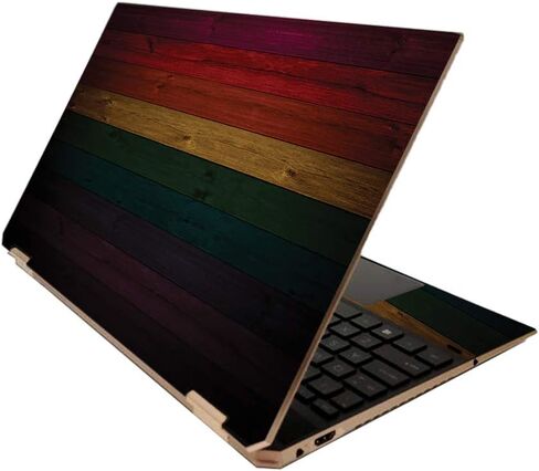 غطاء MIGHTY SKINS لجهاز HP Spectre x360 مقاس 15 بوصة (2020) - خشب الحمار الوحشي الداكن | غطاء ملتف واقٍ ومتين وفريد ​​من نوعه من الفينيل | سهل التطبيق والإزالة وتغيير الأنماط | صنع في الولايات المتحدة الأمريكية in Saudi Arabia