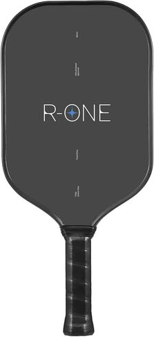 R-One Elongated Carbon Fiber Pickleball Paddle - 2023 Pickleball Racket with Long Handle - T700 Raw Carbon Fiber - Frosted Spin Surface - USAPA Approved by Nicol Pickleball in Saudi Arabia