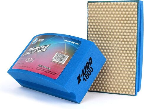 Z-Lion Resin Diamond Hand Sanding Pads for Stone Glass Ceramic Marble Granite,Set of 4 Pcs in Saudi Arabia