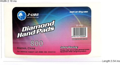 Z-Lion Resin Diamond Hand Sanding Pads for Stone Glass Ceramic Marble Granite,Set of 4 Pcs in Saudi Arabia
