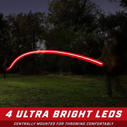 GoSports Ultimate Light Up Flying Disc - 175 Grams with 4 LEDs - Multi, Red, or Blue in Saudi Arabia