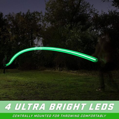 GoSports Ultimate Light Up Flying Disc - 175 Grams with 4 LEDs - Multi, Red, or Blue in Saudi Arabia
