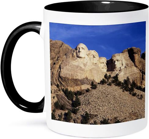 3dRose Mt Rushmore National Memorial, South Dakota, USA Mug, 11 oz, Ceramic in Saudi Arabia