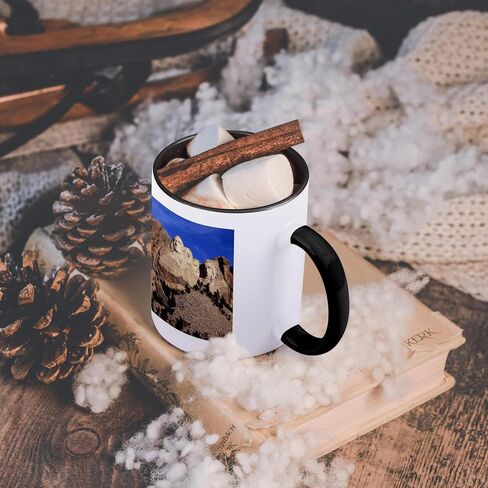 3dRose Mt Rushmore National Memorial, South Dakota, USA Mug, 11 oz, Ceramic in Saudi Arabia