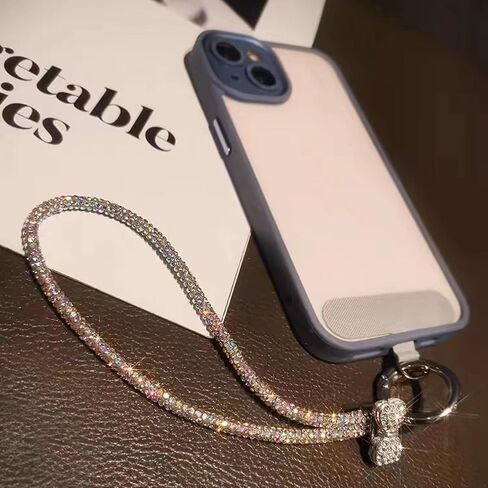 Cellphone Lanyard, Detachable Bling Phone Wrist Strap with Tether Tab, Hands-Free Wristlet Bracelet Phone Charm in Saudi Arabia