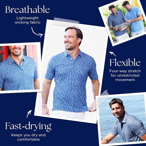 White Water Coast Short Sleeve Polo Shirt in Kuwait