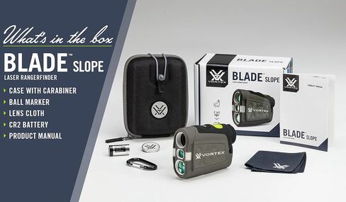 Vortex Optics Blade Series Golf Laser Rangefinders - البطولة القانونية، وضع PinSpotter، وضع المنحدر (نموذج محدد)، مغناطيس العربة، مقاوم للماء، مقاوم للصدمات - ضمان غير محدود وغير مشروط in Kuwait