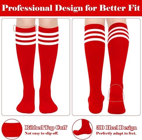 Olreco Knee High Socks for Women Knee Socks for Women Long Socks Tube Socks Tall Socks Striped Socks Halloween Socks Cotton in Saudi Arabia