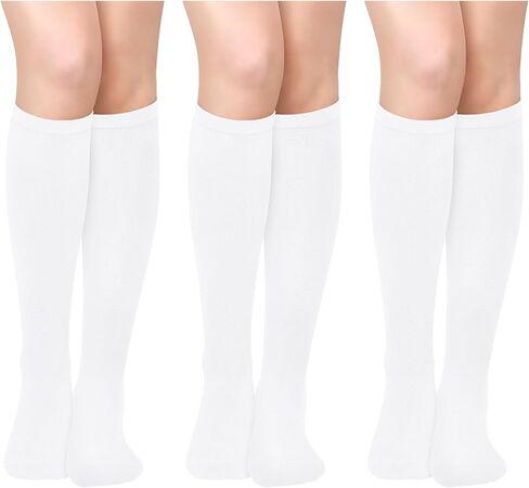 Olreco Knee High Socks for Women Knee Socks for Women Long Socks Tube Socks Tall Socks Striped Socks Halloween Socks Cotton in Saudi Arabia