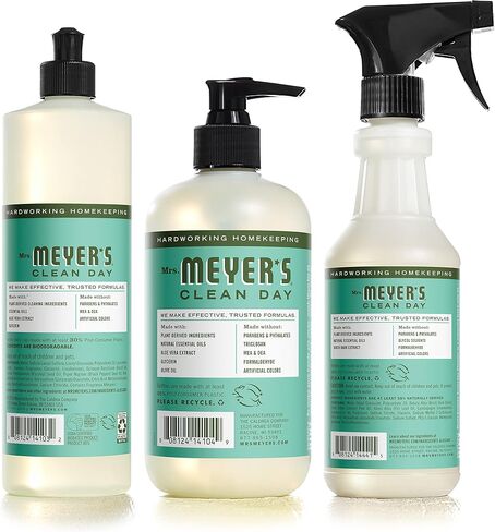 MRS. MEYER'S CLEAN DAY Kitchen Basics Set, Includes: Multi-Surface Cleaner, Hand Soap, Dish Soap, Lavender Scent, 3 Count Pack in Saudi Arabia
