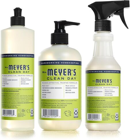 السّيدة. مجموعة أساسيات المطبخ من MEYER'S CLEAN DAY، تتضمن: منظف متعدد الأسطح، صابون لليدين، صابون الأطباق، رائحة اللافندر، عبوة من 3 قطع in Kuwait