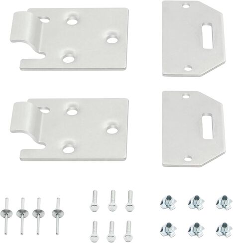 2 Pairs Golf Cart Seat Bottom Hinge Plate for EZGO(1995-up) TXT/Medalist Gas or Electric Golf Cart 71610-G01 71609-G01 in Kuwait